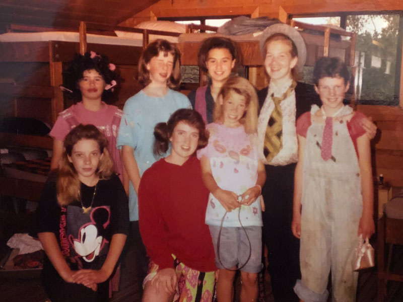 Cabin group circa 1992